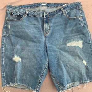 Old Navy womens cutoff Jean shorts